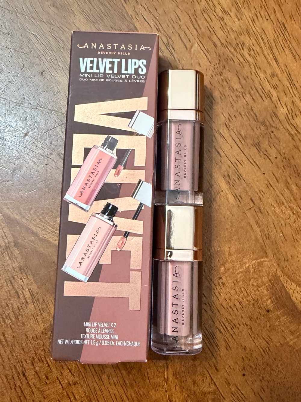 Anastasia Beverly Hills Velvet Lips Mini Duo - Softy & Peachy Nude